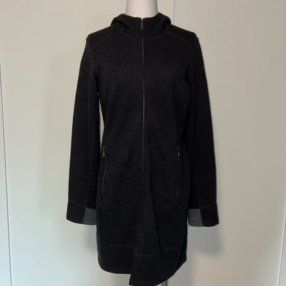 Ibex Charcoal Gray Hooded Jacket